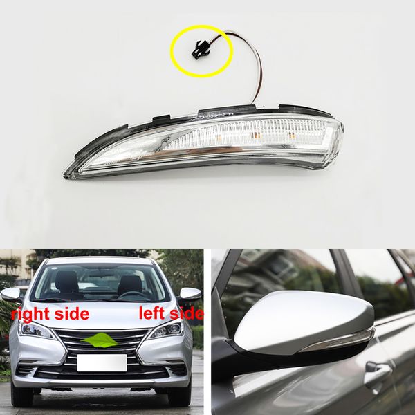 Para Changan Eado DT Acessórios Do Carro Exterior Retrovisor Espelho Turn Signal Light Blinker Indicator Lamp