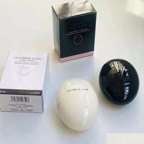 Altri articoli di bellezza per la salute Marca di alta qualità Le Lift Crema per le mani 50 ml La Creme Main Black Egg White Hands Skin Care Drop Delivery Dhxg2