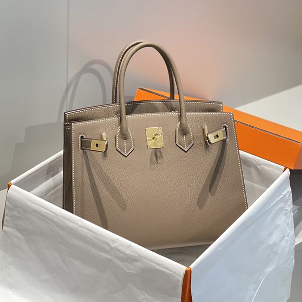 Luxuriöse Designer-Tragetaschen, hochwertige handgefertigte Handtasche aus 9A-Kalbsleder für Damen, modische Damen-Umhängetasche, 30 cm