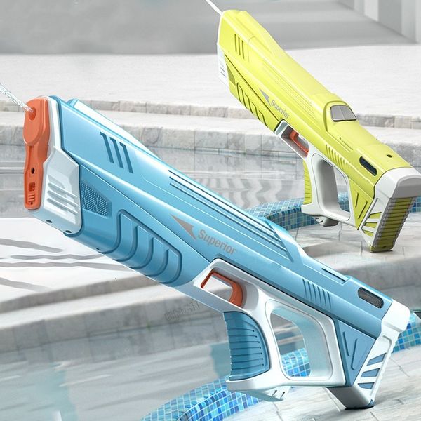 Gun Toys Full Electric Automatic Water Bursts Pistole per bambini a spruzzo di energia ad alta pressione per bambini 230619