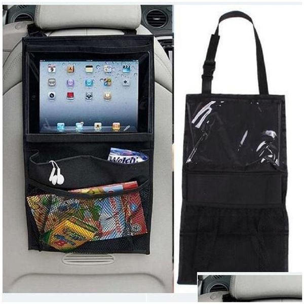 Organizer per auto Supporto per sedile Mpocket Portaoggetti da viaggio Tavoletta appesa Borse per mummia Borsa posteriore per Ipad Drop Delivery Cellulari Moto Dhvua