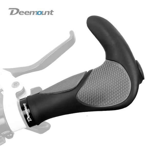 Componentes de guidão de bicicleta Deemount Comfy Bicycle Grips TPR Rubber Integrated MTB Cycling Descanso de Mão Mountain Handlebar Invólucro Bainha Absorção de Choque 230619