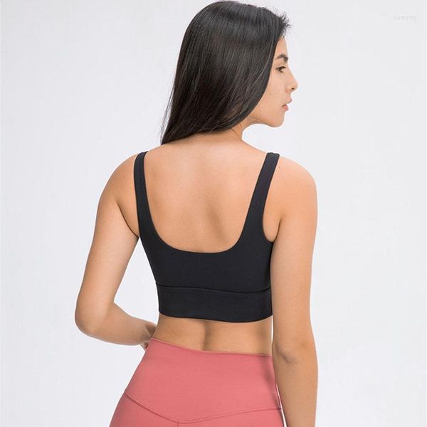 Roupa de ioga Sexy Backless Fitness Sutiã Feminino Ginásio Esporte Crop Top Colete Treino de Alto Impacto Bralette Push Up Tight Underwear Roupas Esportivas