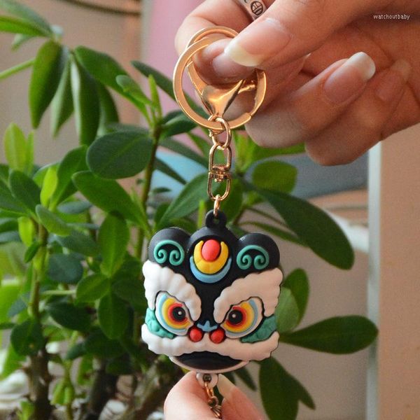 Schlüsselanhänger verkaufen kreative chinesischen Stil Löwentanz für Frau exquisite Tasche Auto Anhänger weiblichen Mid-Autumn Festival Schmuck