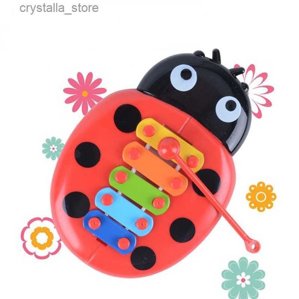 Bambini Bambino Strumento a percussione Giocattoli Insetto Mani Suonare il pianoforte Giocattoli educativi Montessori Strumento musicale Giocattoli per bambini L230518