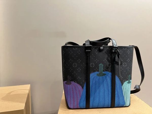 Дизайнеры Женщины кожаные сумки кусама кроссди -дамы тыква сумочка Shouder Shouder Supper Shopping Подлинное высококлассное 30 см роскош