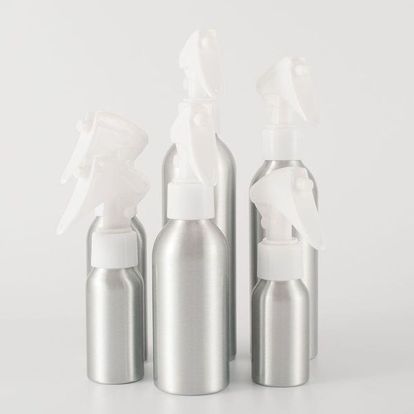 40ml 50ml spray de alumínio garrafa atomizadora recarregável garrafas vazias branco bomba atomizador para frasco de perfume cosmético f2121 wdhvx