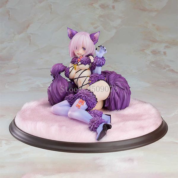 Aktionsspielfiguren 12 cm Fate/Grand Order Sexy Anime-Figur Mash Actionfigur Shielder Dangerous Beast Figur Modell Puppenspielzeug