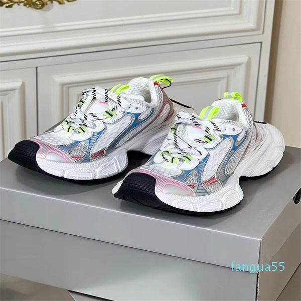 2023-Perfect Sneakers Shoes Men Women Retro Casual Walking Mesh Nylon Trainers Designer Personalizado Cadarços Runner Sports EU35-46