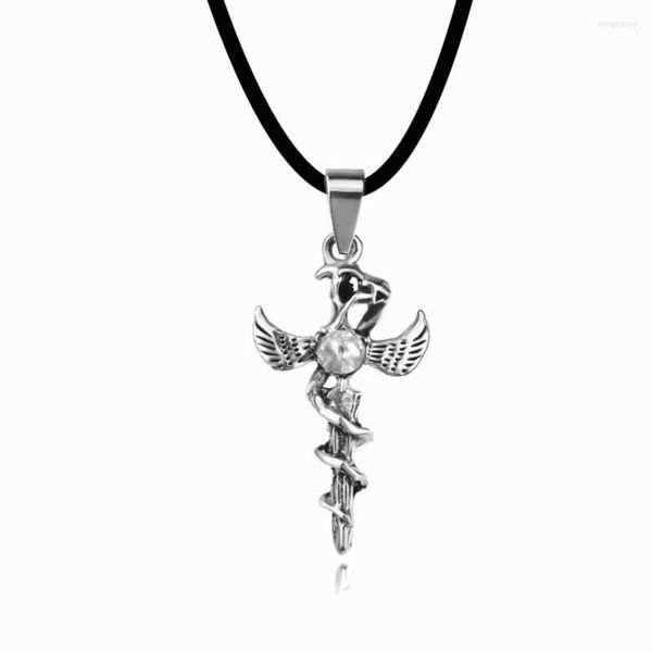 Anhänger Halsketten Vintage Detaillierte Kreuzbohrer Juwel Halskette Silber Farbton Gothic Punk Schmuck Mode Charme Aussage Frauen Geschenk