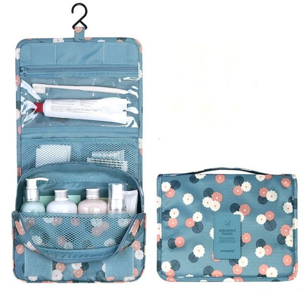 Borse cosmetiche Borsa da viaggio per trucco da donna di alta qualità Organizer per articoli da toeletta Organizzatore di stoccaggio impermeabile Neceser Lavaggio da bagno sospeso 230620