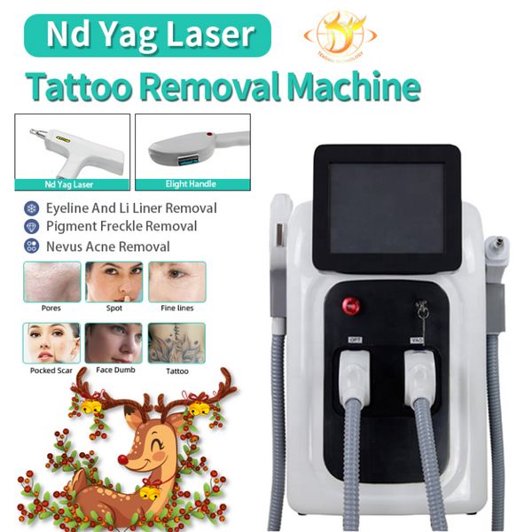 Outros equipamentos de beleza Ipl Machine Machine Elight Laser Nd Yag Laser Freckle Tattoo Removal Equipment Q Switch Ce Approved