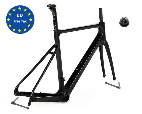 Автомобильные стойки Carbon Road Bike Rame R6 700C 28C Дисковый тормоз через ось 12x142 мм Aero Racing Bicycle BB386X Pressed Fit 230617