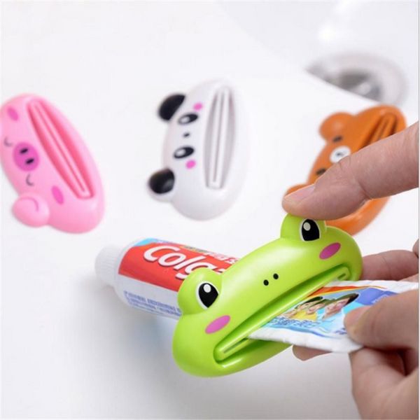 Carino Accessori da cucina Bagno Strumento multifunzione Cartoon Dentifricio Spremiagrumi Gadget Utili Strumenti per la casa Decorazioni per il bagno CPA5745