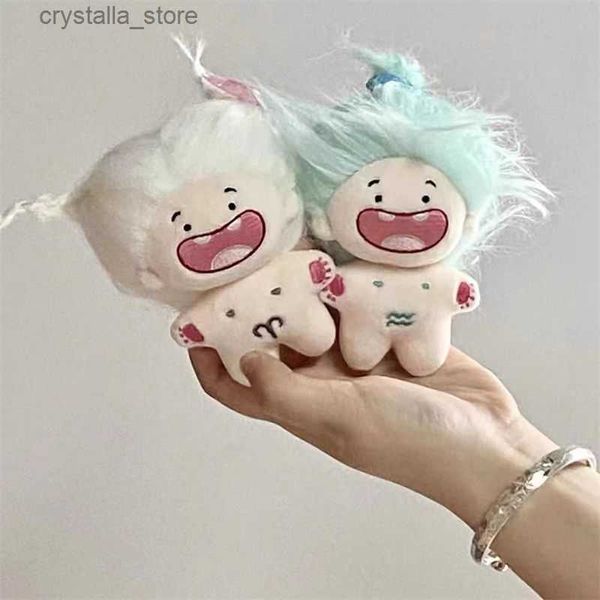 10 cm Kawaii Mini IDol Doll Anime Peluche Star Dolls Farcito Personalizzazione Figura Giocattoli Cotone Baby Plushies Giocattoli Fans Regalo L230518