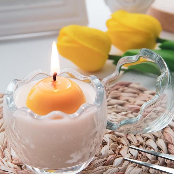 Держатели свечей для стола центральной части подходит для Diy Candles Wedding Wedding Home Украшение (форма яйца)