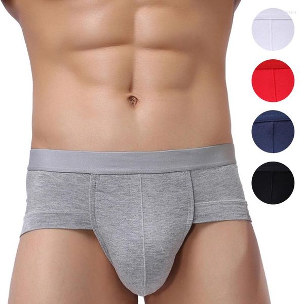 Unterhose Mode Sommer Männer Shorts Einfarbig U Konvexen Beutel Absorbieren Schweiß Atmungsaktivem Slip Mann Sexy