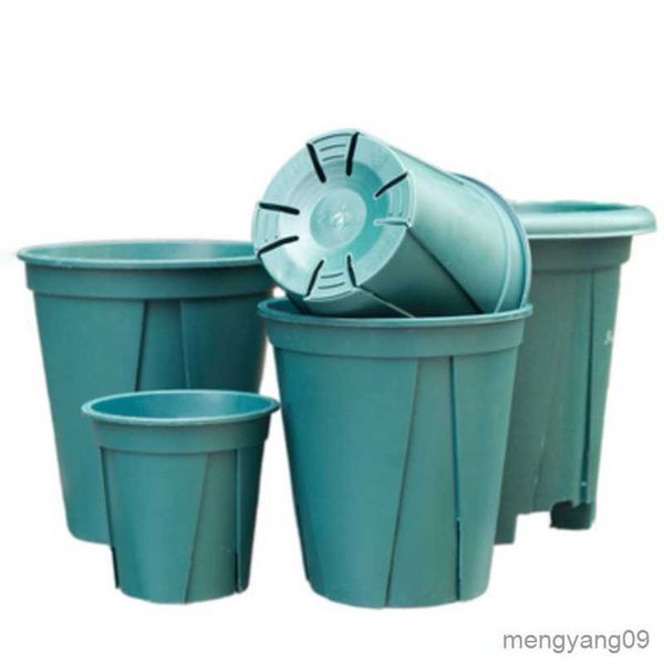 Fioriere Vasi 5 pezzi Pianta in plastica Vaso da fiori vassoio verde crescere plantenpot Strumenti per fioriere da giardino simpatici vasi da vivaio Giardinaggio per erbe Piante grasse R230620