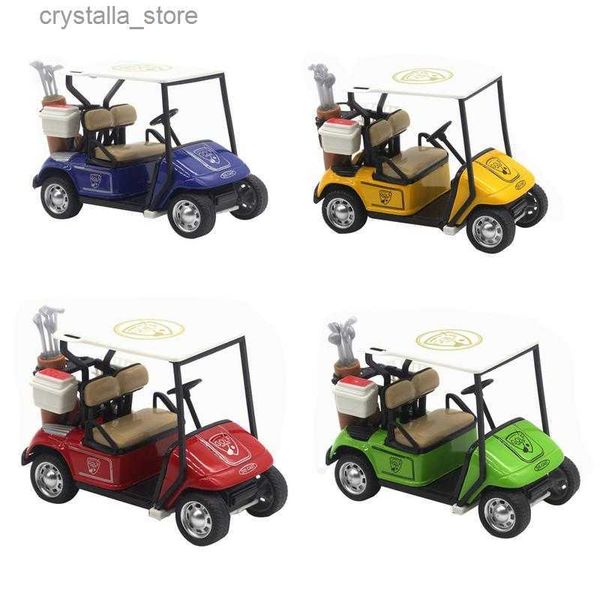 Mini Golf Modelo Baby Car Toy Carrinho de Golf Model Toy 1 36 Alloy Brinquedo Infantil Pullback Action Cart Assembly Model Play Vehicle Toys L230518
