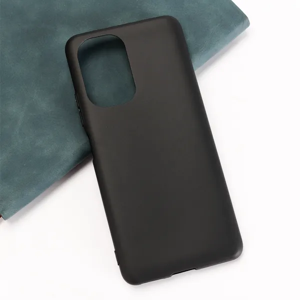 Schwarze weiche Silikon-Matte-TPU-Handyhülle für Redmi 12C 11A Poco C55 A1 A2 Plus Poco C50 C51 4G K50 Pro K40S stoßfeste Abdeckung