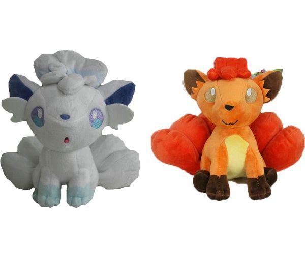 Ghiaccio all'ingrosso volpe a sei code e fuoco volpe a sei code giocattoli di peluche Incredibile pet Doll giochi per bambini compagni di giochi regalo di festa ornamenti per la stanza