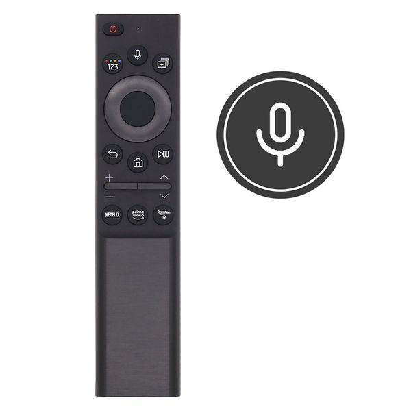 Smart Voice Remote Control For All Samsung Smart LED The Serif QLED 4K 8K HDR TV (Netflix Rakuten TV and Prime Video Buttons) BN59-01357D TV