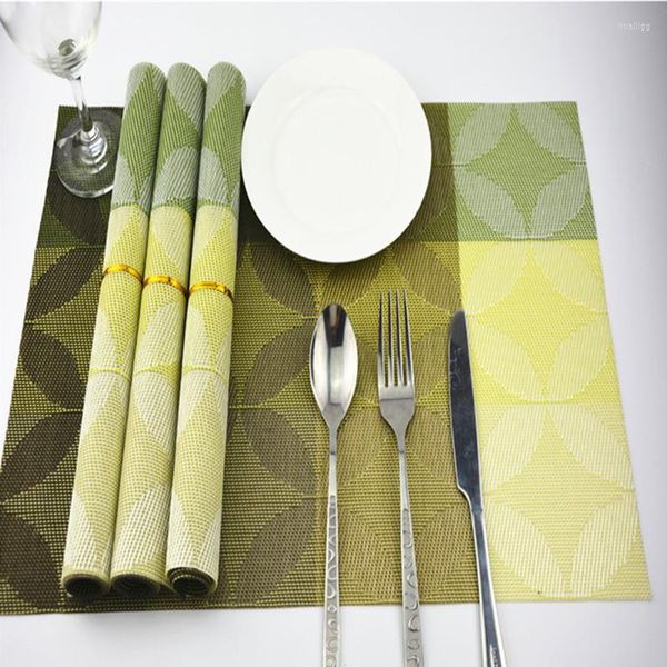 TATS de mesa 1pc Rose Placemats para Runner Runner Linens Coloque tape