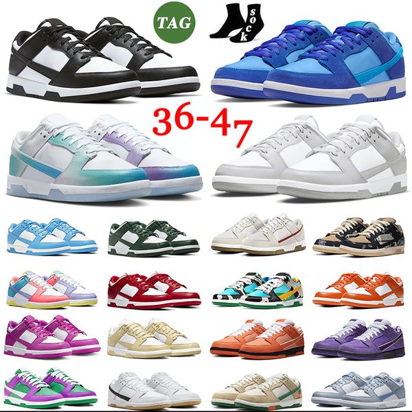 Scarpe da corsa scarpa bassa Dunkees Jarritos Panda nero bianco grosso Uomo Sanddrift Fuchsia Light Orewood Medium Olive Grey Fog Syracuse Triple Pink Candy Sneaker da donna