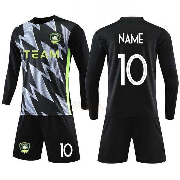 Fãs Tops Tees Outros artigos esportivos Jogar bola Jerseys Shorts Homens Longo Manga Curta Adulto Crianças Conjuntos de Futebol Kits de Futebol Homens Criança Futbol Treinamento Uniformes J240309