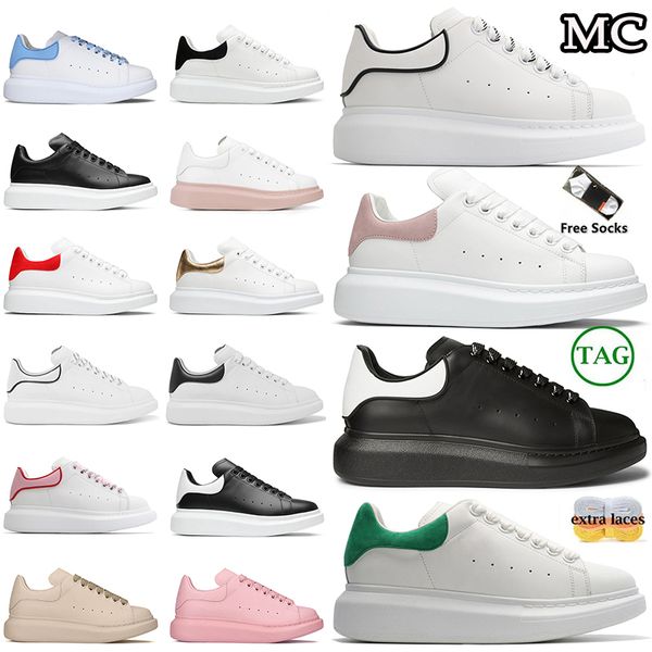 Scarpe da corsa firmate uomo donna Pelle stringata bianca Espadrillas con suola oversize scarpe da ginnastica piatte espadrillas con piattaforma in pelle scamosciata di velluto Scarpe da ginnastica da uomo da donna