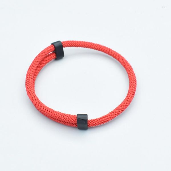 Braccialetti di collegamento Colore all'ingrosso Milano Corda Catena Sopravvivenza Uomo Donna Coppia fortunata Bracciale Homme Femme Ragazza Gioielli Sportivi