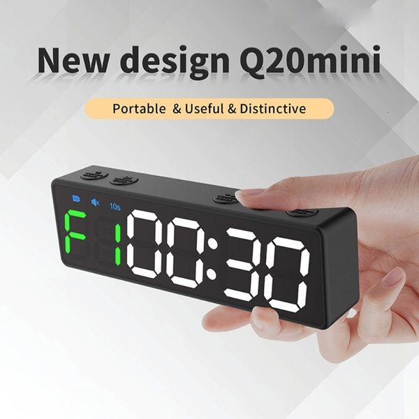 Timer Gym Timer LED Workout Colck Count DownUp Uhr Ultraklare Digitalanzeige Multi-Szenen LED Timer Home Gym Fitness 230620