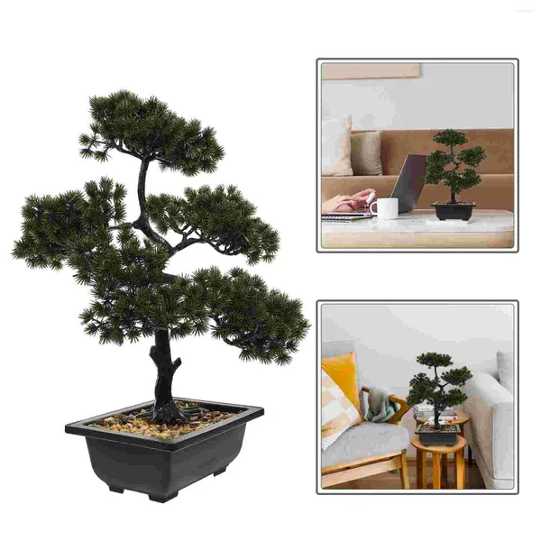 Dekoratif Çiçekler Bonsai Ağacı Yapay Fakeplant Japon İç Mekan Dekorasyon Masaüstü Simülasyonu Greenerydecor Süsleme Saksılı Gerçekçi