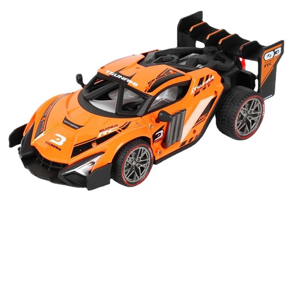 RC auto ad alta velocità elettrico spray 2.4G radiocomandato RC Drift telaio in metallo telecomando RC modello di auto da corsa giocattoli per bambini ragazzi