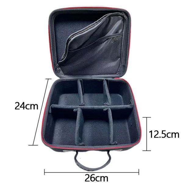 Acessórios de pesca 26x24x12,5cm Capa protetora para carretel de pesca Caixa de armazenamento para equipamentos de pesca ao ar livre Peso leve Caixa para equipamentos Spinning Casting Reel EV 230619