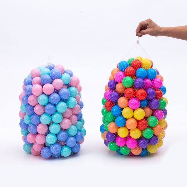 Sand Play Water Fun 50 Balls 7CM Colorful Balls Water Pool Ocean Wave Ball Kids Swimming Pit Bath Toys For Children Outdoor Play Games 230619