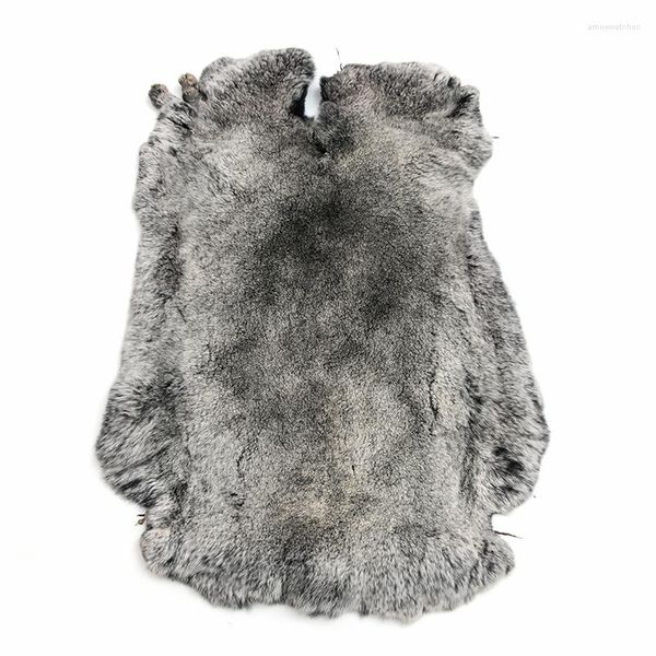 Cachecóis de Pele Rex Natural Pele Fofa 40 25cm Decoração para Casa Roupas Sapatos Bolsa Acessórios Almofada Assento de Carro Couro Real Pelt