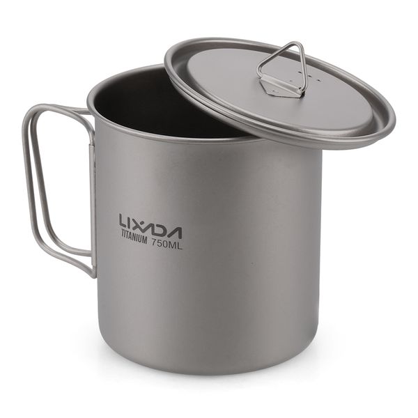 Camp Kitchen Lixada Ultralight Cup Water кружка со складной ручкой на открытом воздухе портативный кемпинг -пикник 300 мл 350 мл 550 мл 650 мл 230617