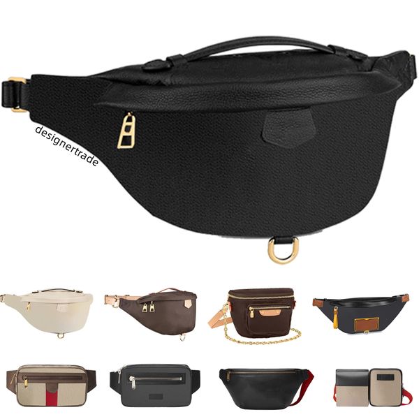 Taillentaschen Designer Fanny Pack Umhängetasche Schulter Mini Bumbag Gürteltasche Cross Body Bum Handtasche Herren Damen Leder Designer Fannypack Designertrade