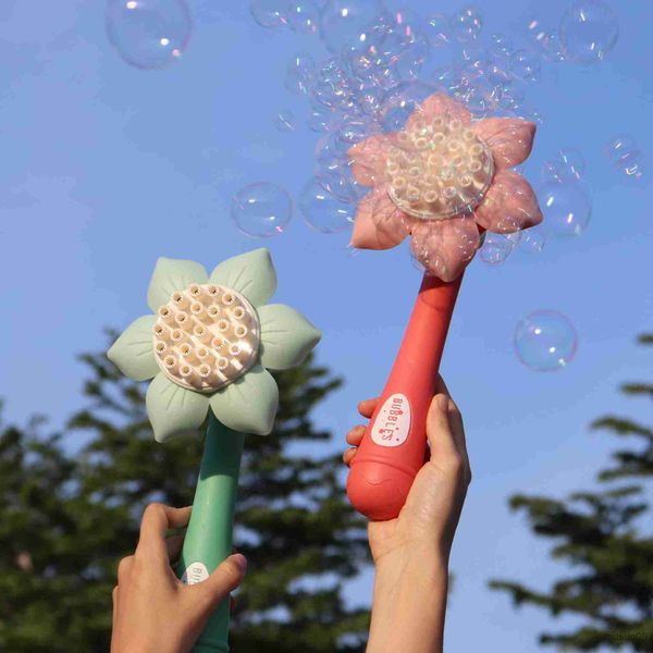 Sand Play Water Fun Electric Bubble Machine Kids Toy Summer Outdoor Sports Toys For Children Bubble Blowing Gun Romantic Play Game Boys Girls Toy R230620