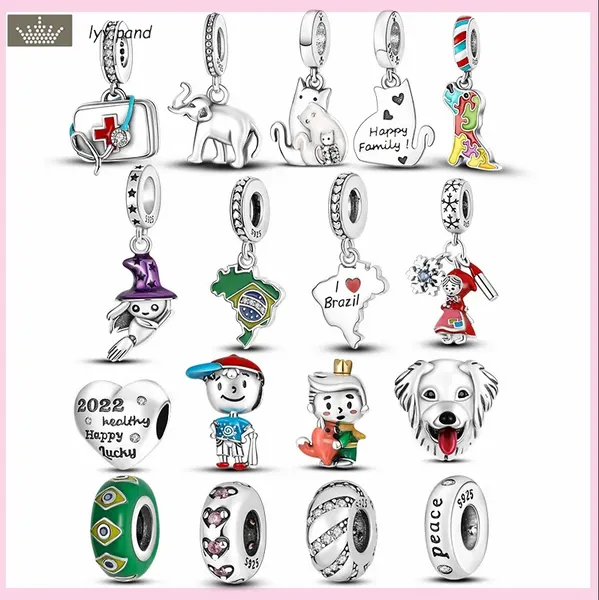 Для ювелирных украшений Pandora Charms 925 Аксессуары из шарма.