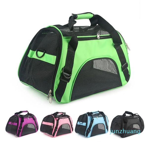 Bolsa para transporte de animais de estimação aprovada para transporte de gatos para transporte de animais de estimação para gatos filhotes conforto portátil dobrável