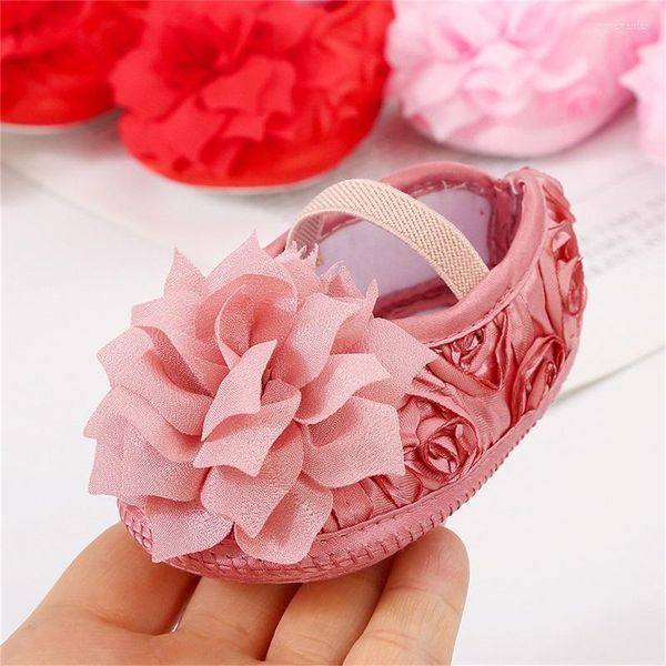 First Walkers Summer Baby Girls Princess Shoes Flower Mary Jane Flats Dress Walking and Headband For Born Infant Toddler Shoes