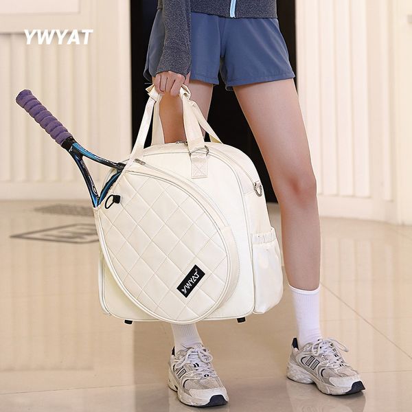 Borsa da tennis Borsa da donna YWYAT Grande capacità Moda Accessori sportivi bianchi Padel Badminton Racchetta 230619