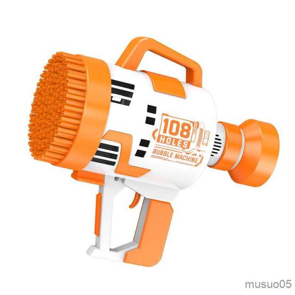 Песчаная игра с водой Fun Gun Bazooka Electric Hole Automatic Rocket Machine Toys for Kids Boys Kids Children Glay на открытом воздухе R230620