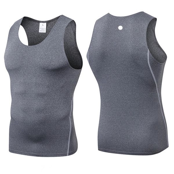LL-1001 мужская наряд для йоги спортзал одежда летние упражнения. Фитнес-одежда спортивная одежда бег без рукавов.