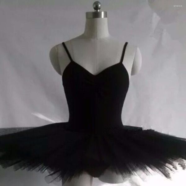 Bühnenkleidung Professionelles Ballettkleid Erwachsener Tanz Slip Einteiliger Tutu Schwanenrock Puffy Performance