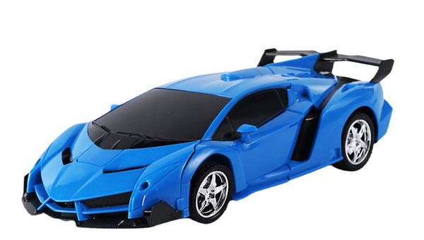 Brinquedo de carro RC de um botão Transformer carro de controle remoto super carro esportivo brinquedo de presente para crianças