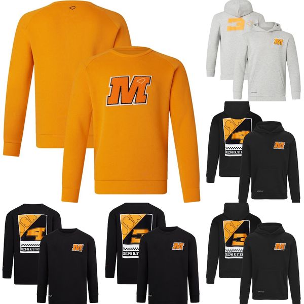 2023 f1 hoodie fórmula 1 logotipo da equipe hoodies manga longa logotipo do carro impresso moletom com capuz pulôver masculino plus size terno de corrida topos