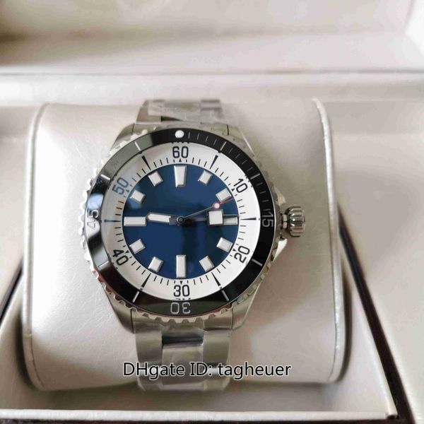 TF Factory Mens Watch Top Quality 44mm SuperOcean 42 Series A17375E71C1A1 Blue Ceramic Bezel Diver Watches ETA 2824-2 CAL.17 Automatic Mechanical Men's Wristwatches